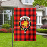 McIver Modern Tartan Crest Garden Flag